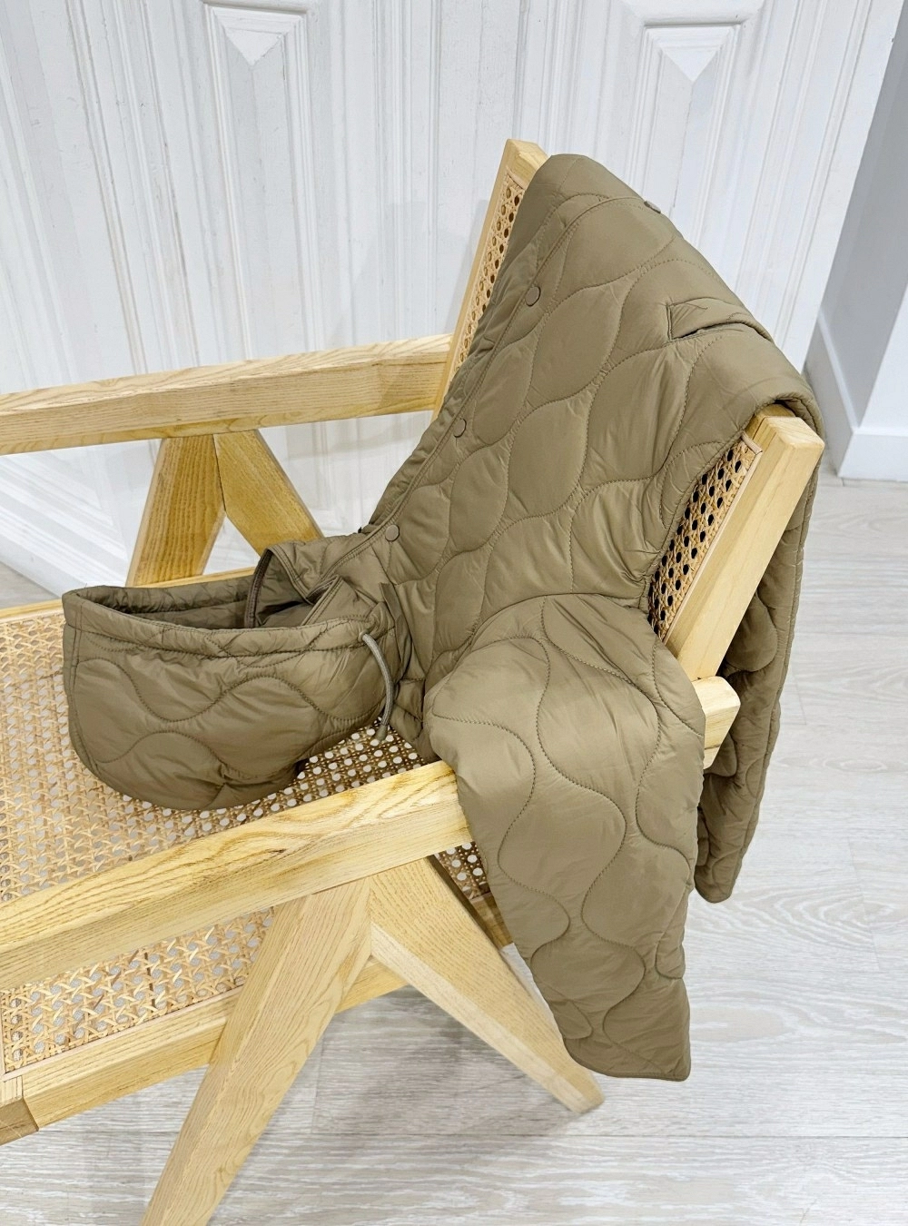 Abrigo largo acolchado fine Abrigo largo acolchado fine