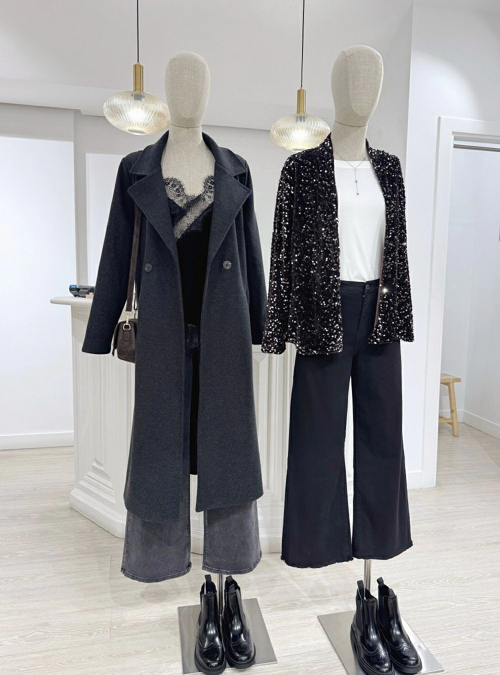 Abrigo largo jaspeado cinturon Abrigo largo jaspeado cinturon