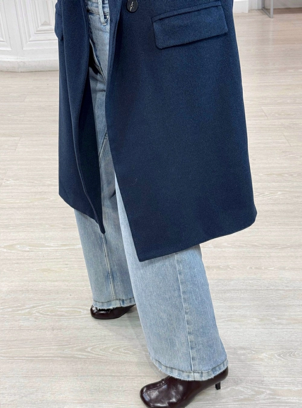 Abrigo paño doble boton Abrigo paño doble boton