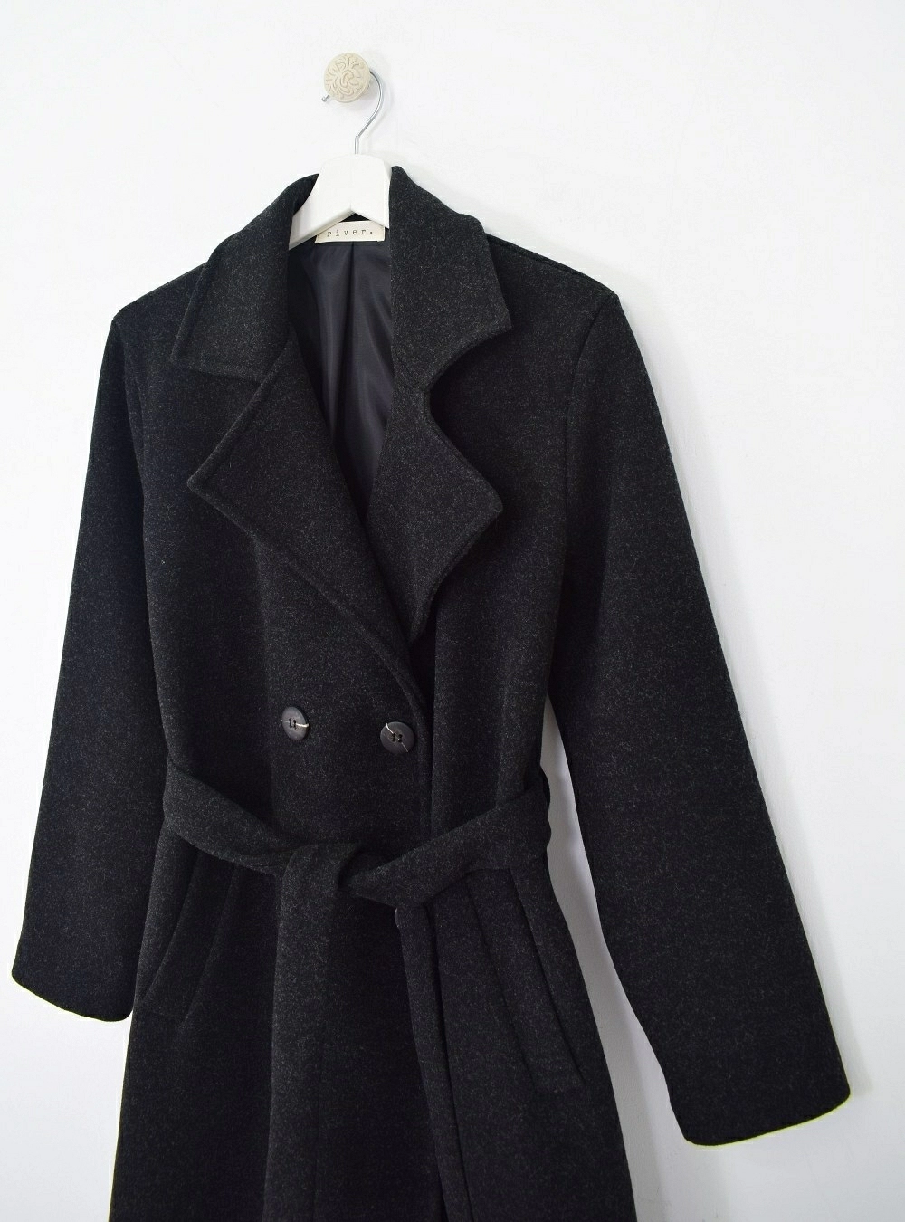 Abrigo paño largo medio Abrigo paño largo medio