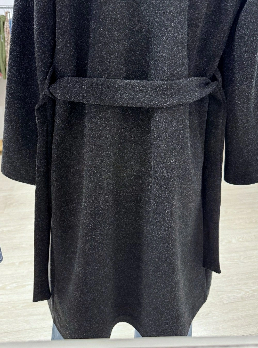 Abrigo paño largo medio