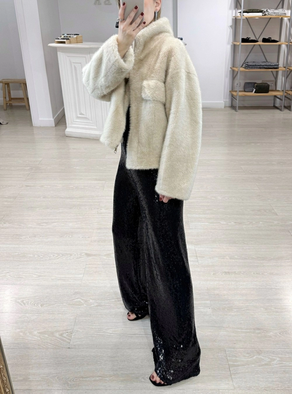 Abrigo pelo cremallera Abrigo pelo cremallera