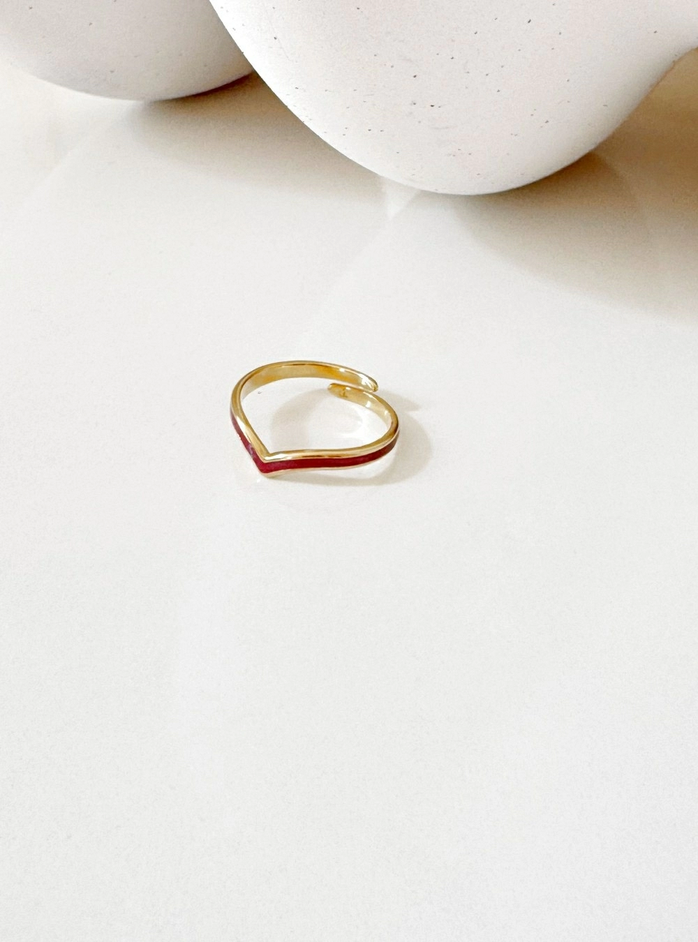 Anillo 1 aro esmaltado