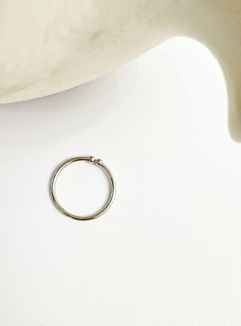 Anillo acero circonitas