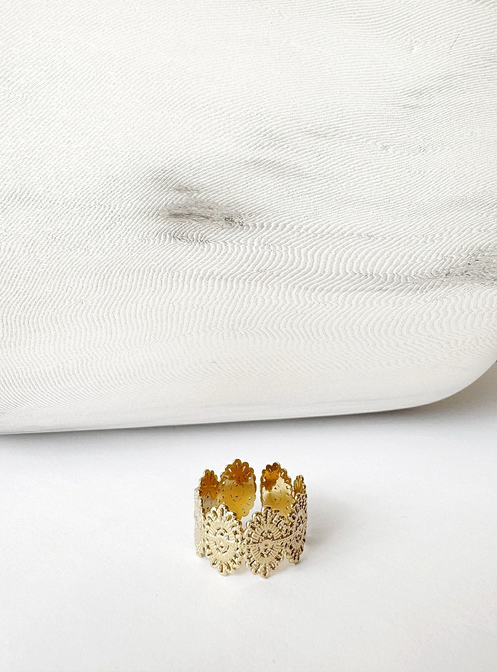 Anillo acero mudejar