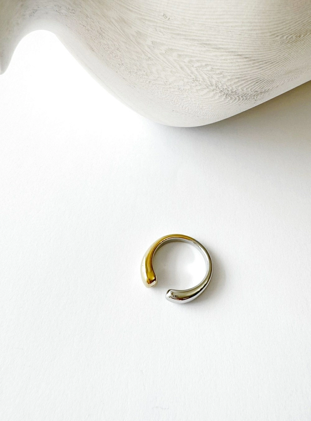 Anillo bicolor