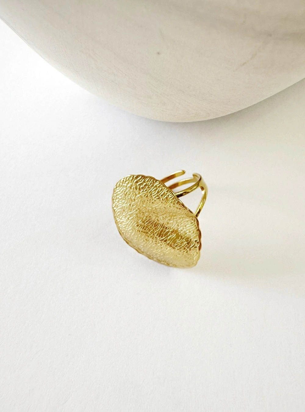 Anillo chapa rugosa