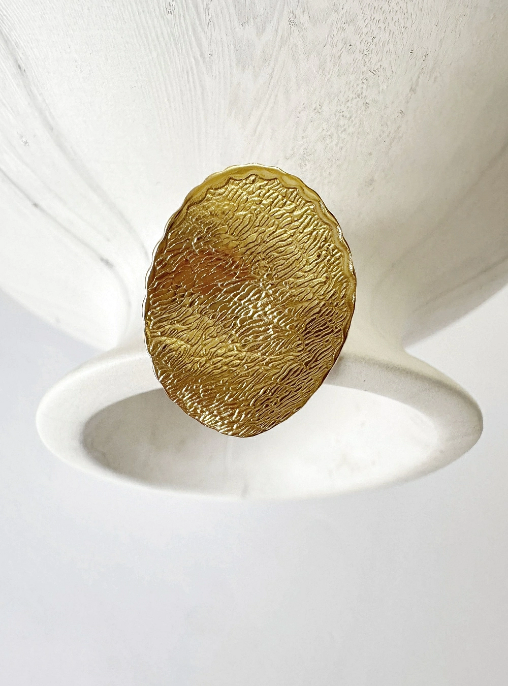 Anillo chapa rugosa
