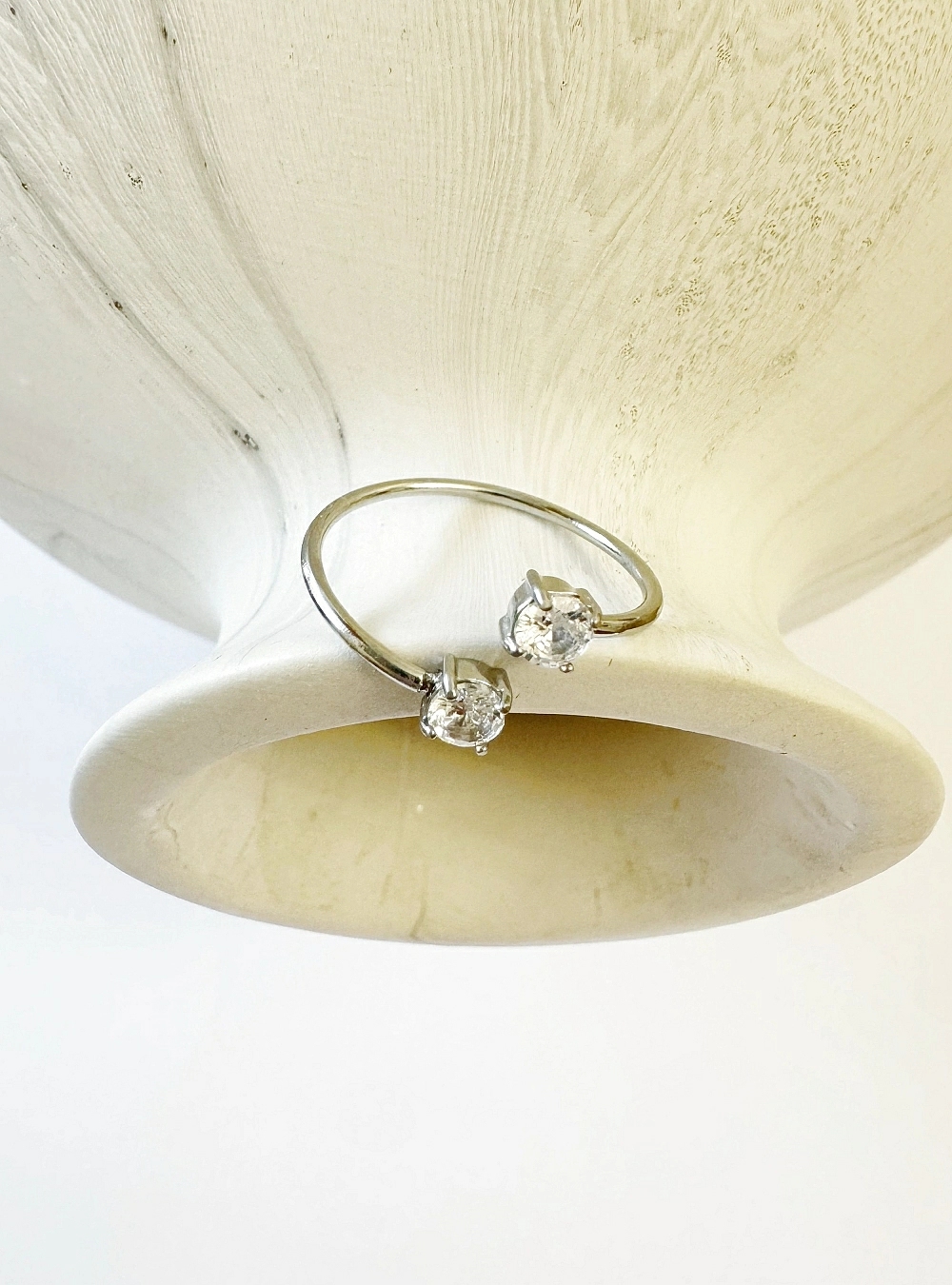 Anillo doble circonita Anillo doble circonita