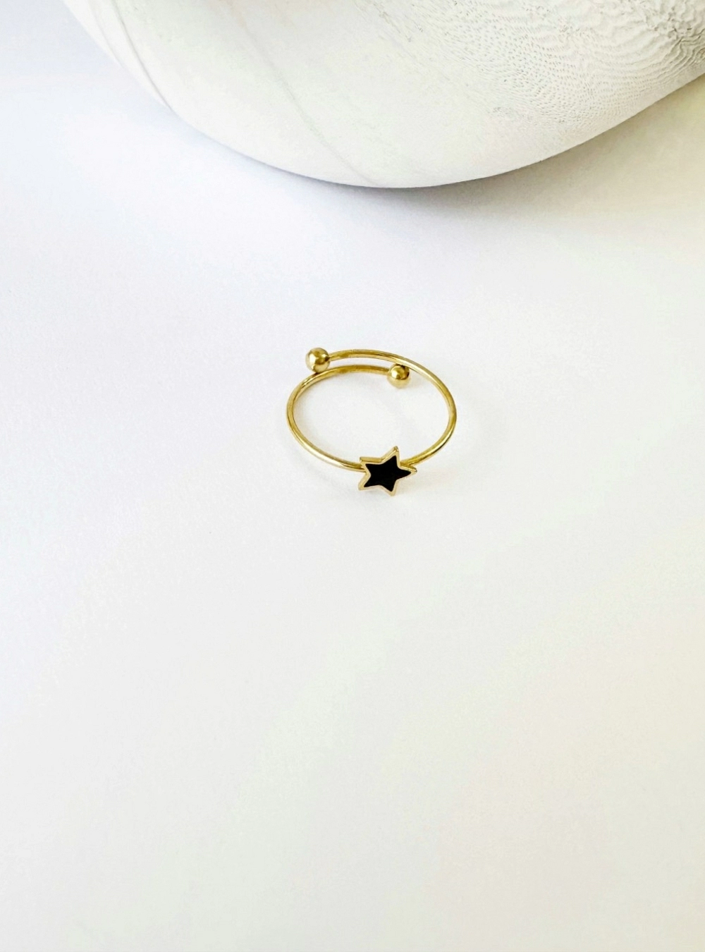 Anillo estrella lacada