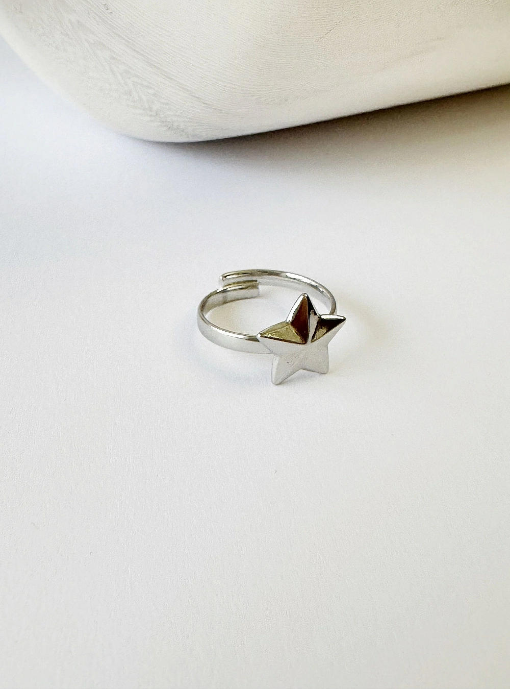 Anillo estrella relieve Anillo estrella relieve