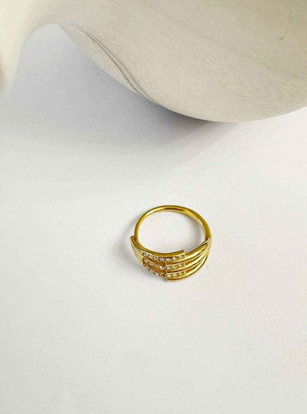 Anillo fingers circonitas