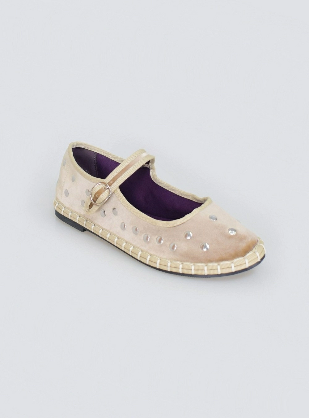 Bailarina terciopelo y tachas