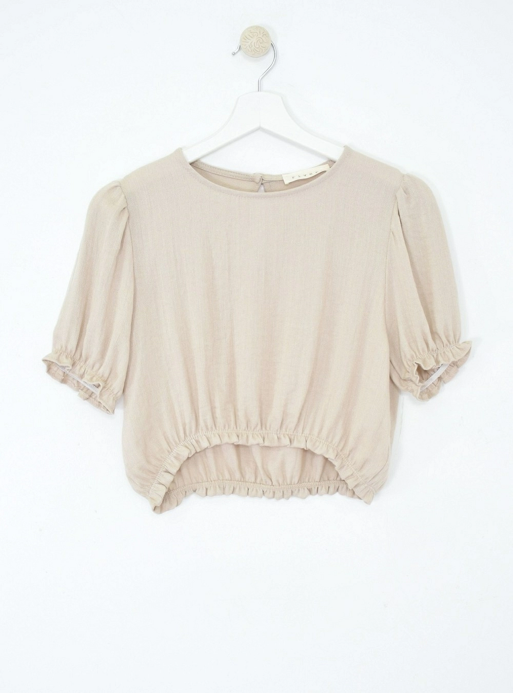 Blusa corta lisa Blusa corta lisa