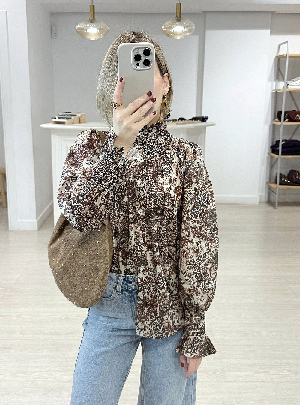 Blusa estampado Bremen