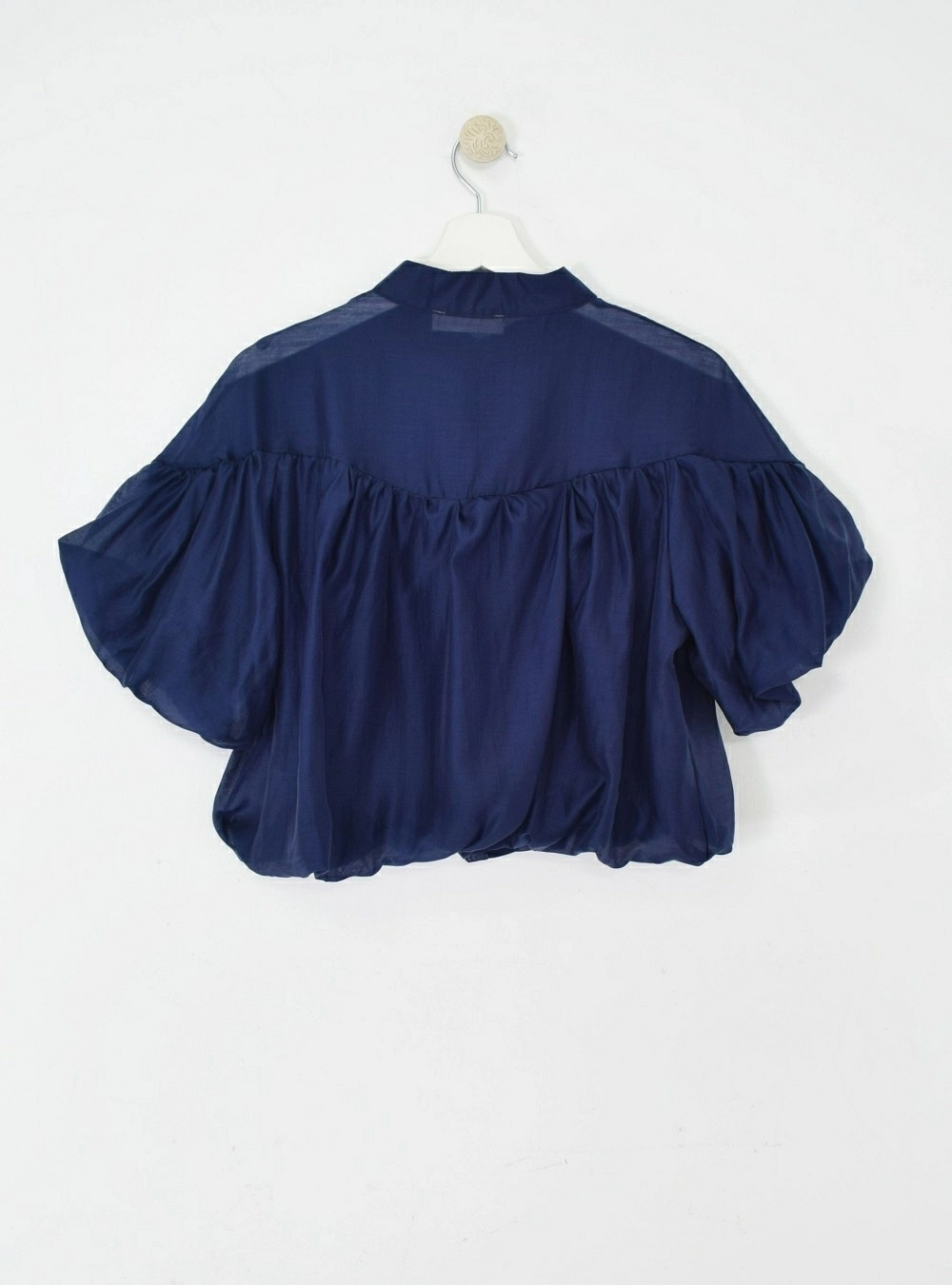 Blusa mangas y bajo abullonado