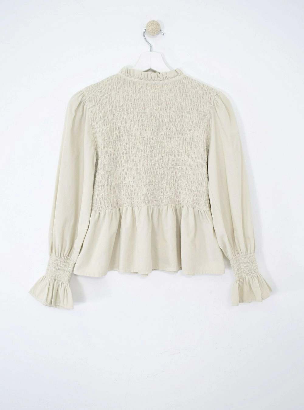 Blusa micropana elastica y botones