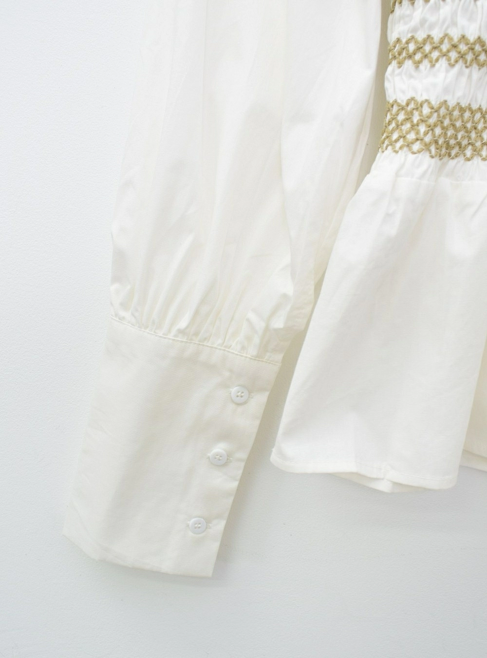 Blusa ml bandas gold elásticas