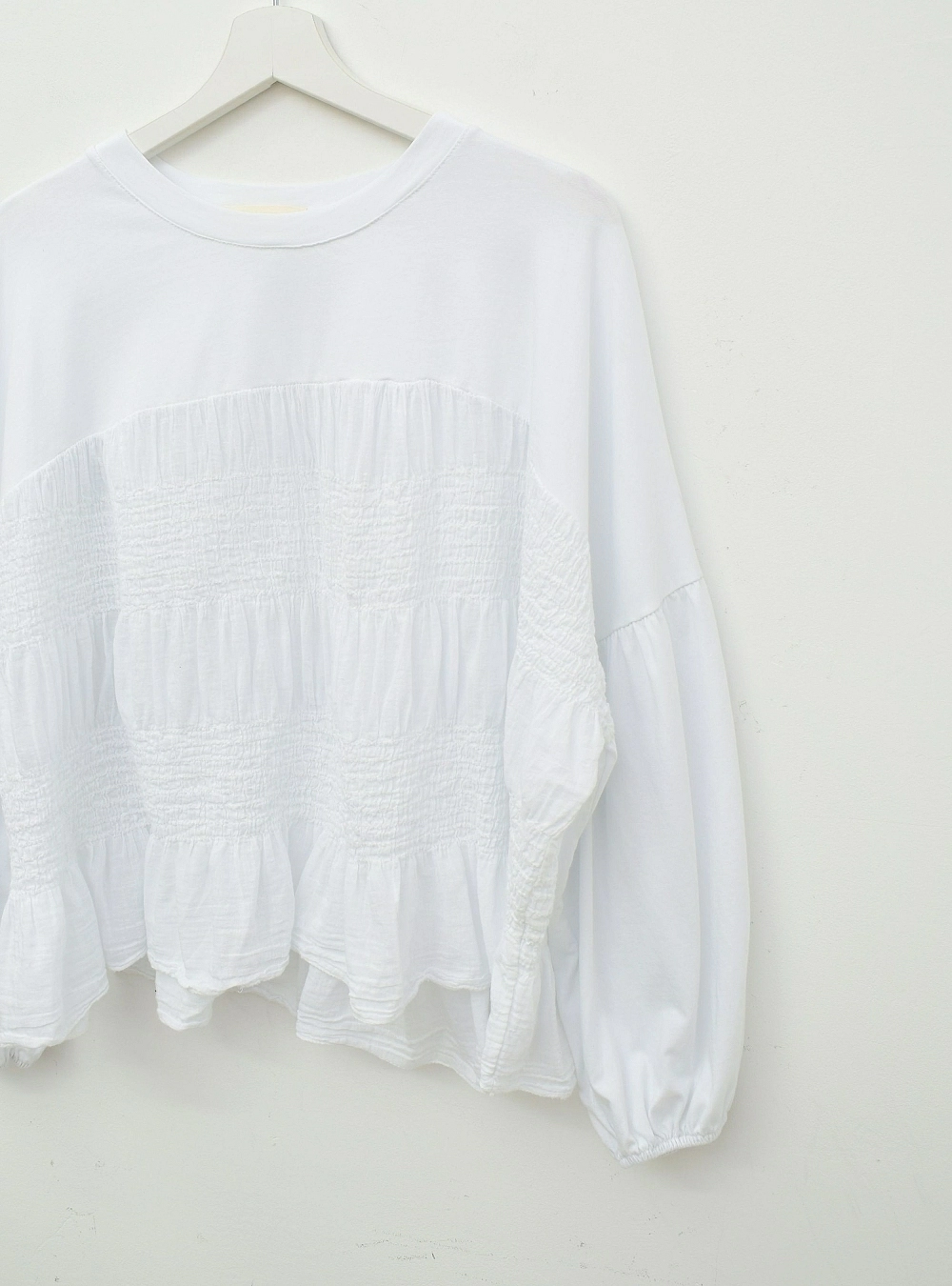 Blusa ml combinada elásticos Blusa ml combinada elásticos