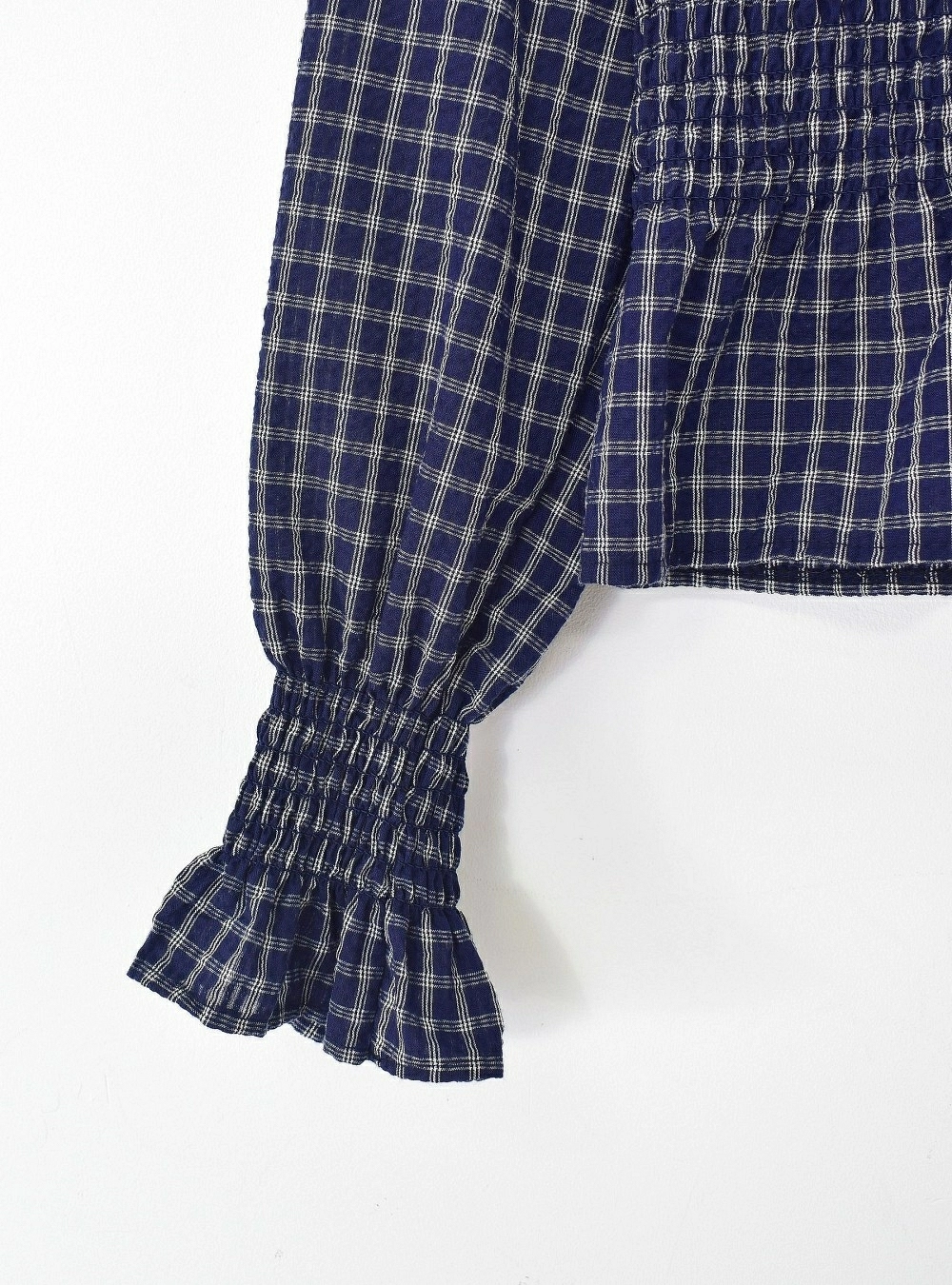 Blusa ml elastico cuadros Blusa ml elastico cuadros