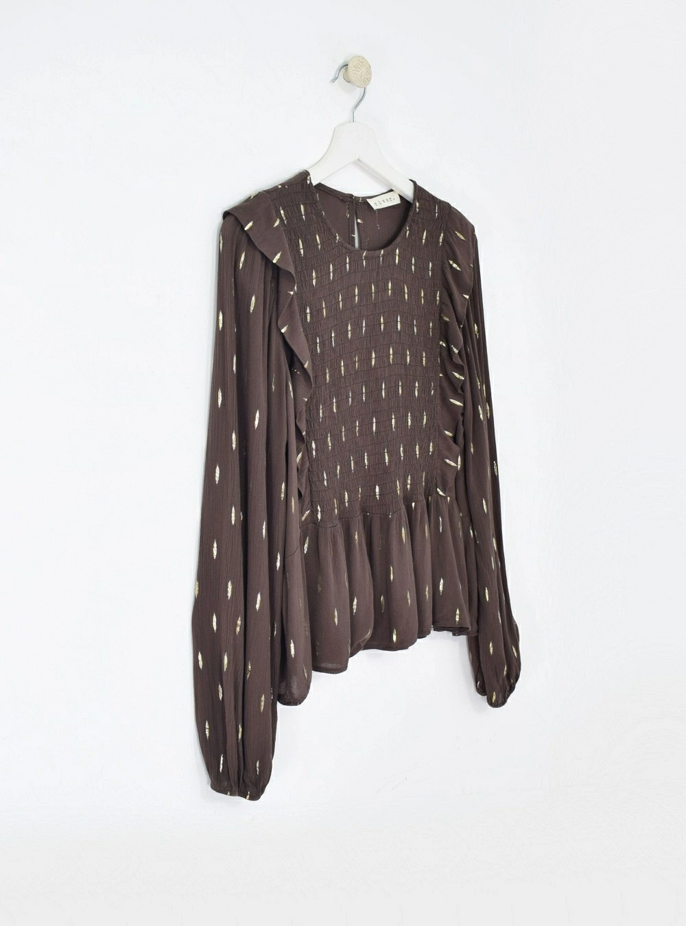 Blusa ml elastico y lurex Blusa ml elastico y lurex