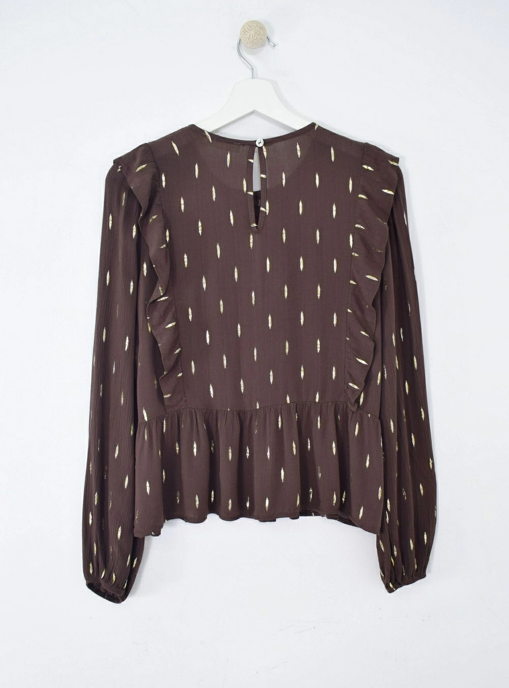 Blusa ml elastico y lurex Blusa ml elastico y lurex