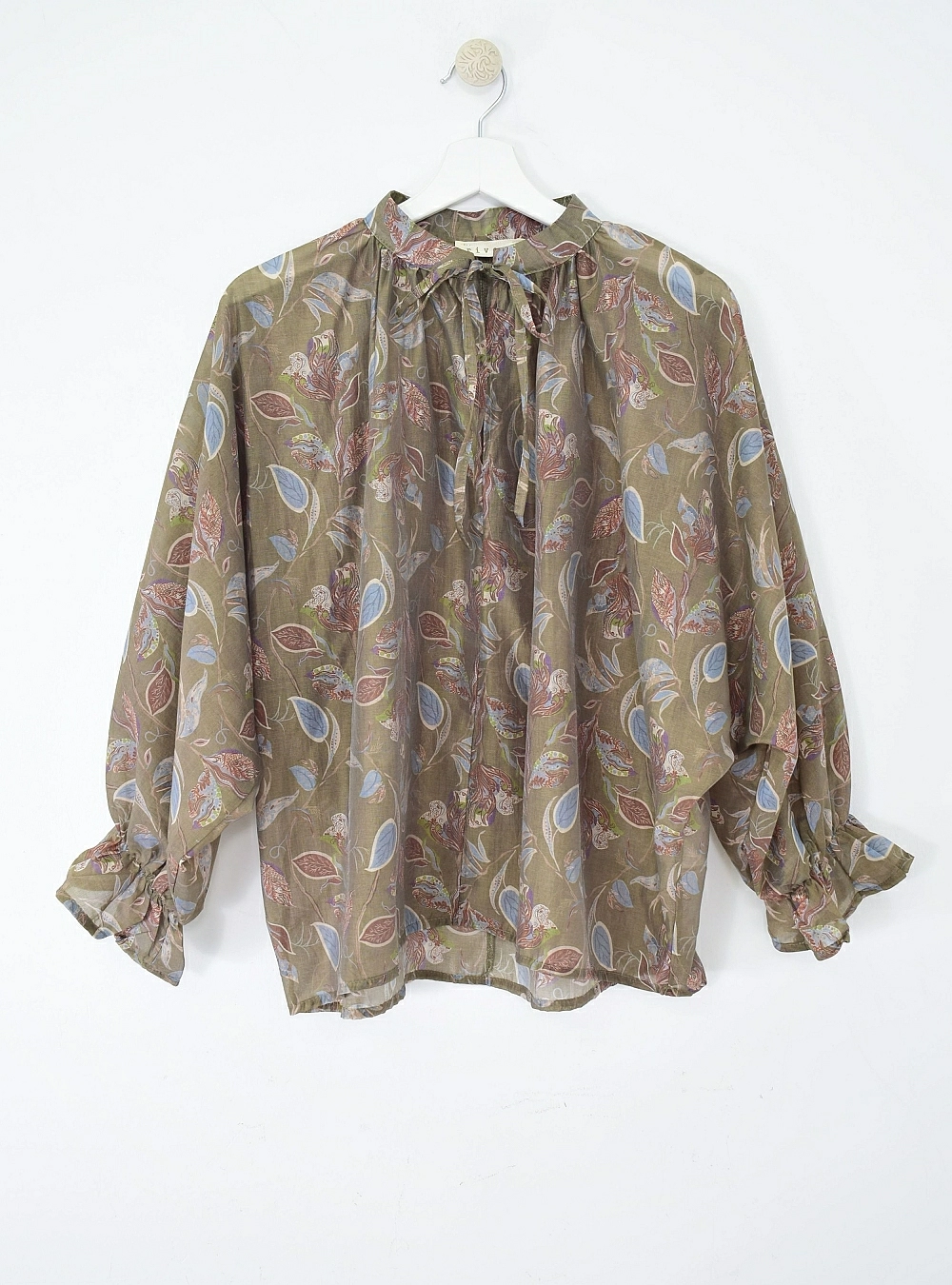 Blusa ml estampada manga bat