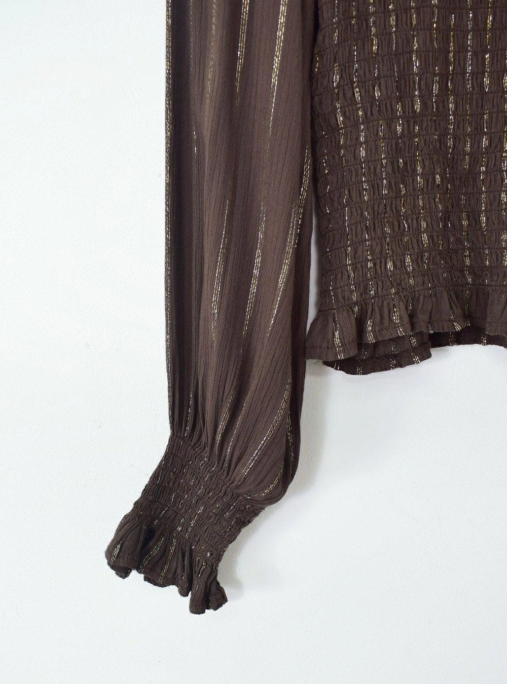 Blusa ml listas lurex short