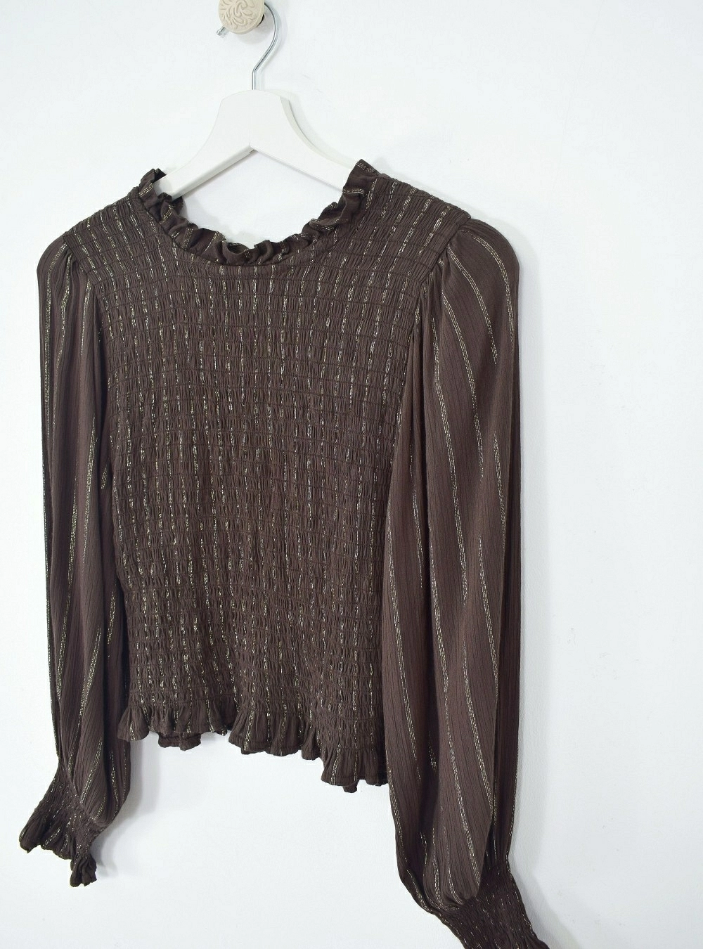 Blusa ml listas lurex short