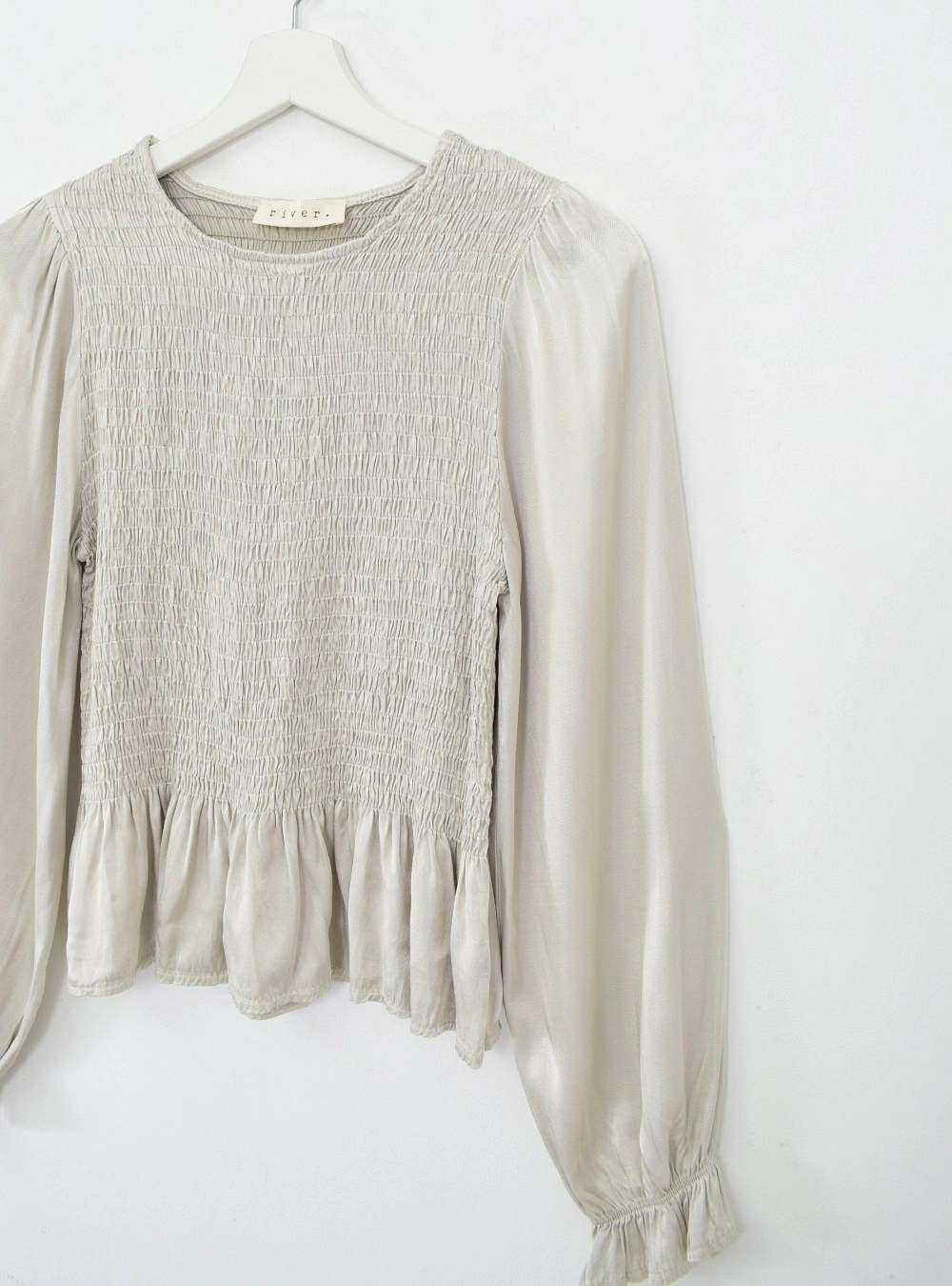 Blusa ml raso elástica Blusa ml raso elástica