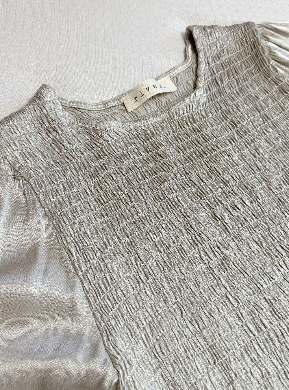 Blusa ml raso elastica Blusa ml raso elastica