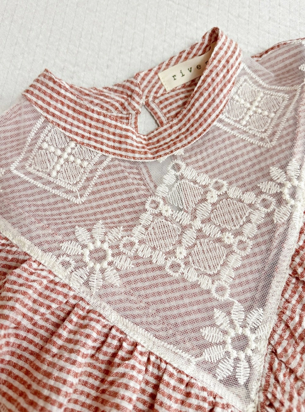 Blusa ML romantica transparencia