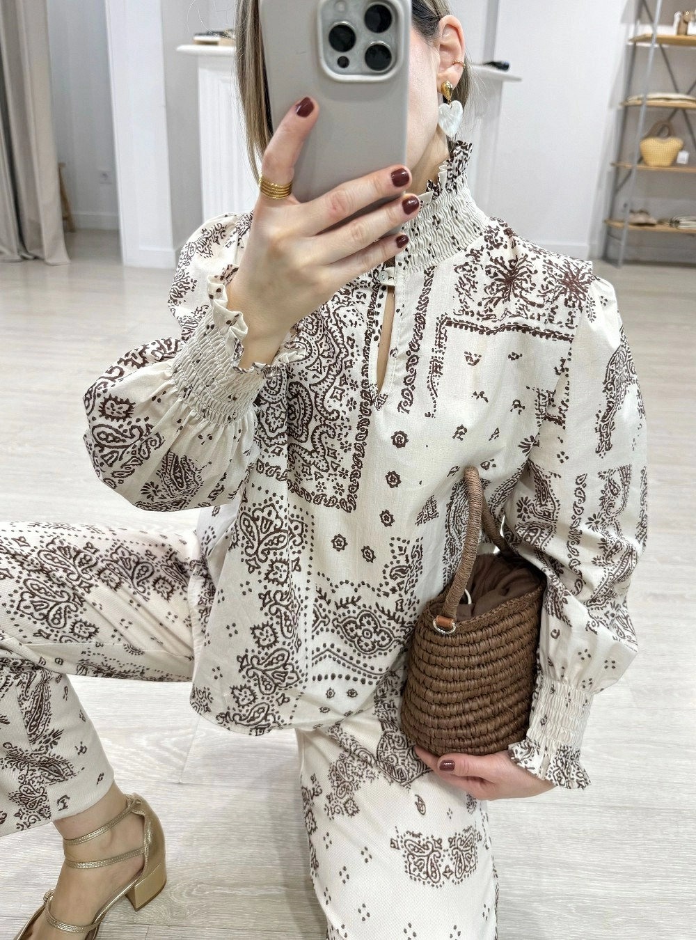 Blusa ml set Hanga Blusa ml set Hanga