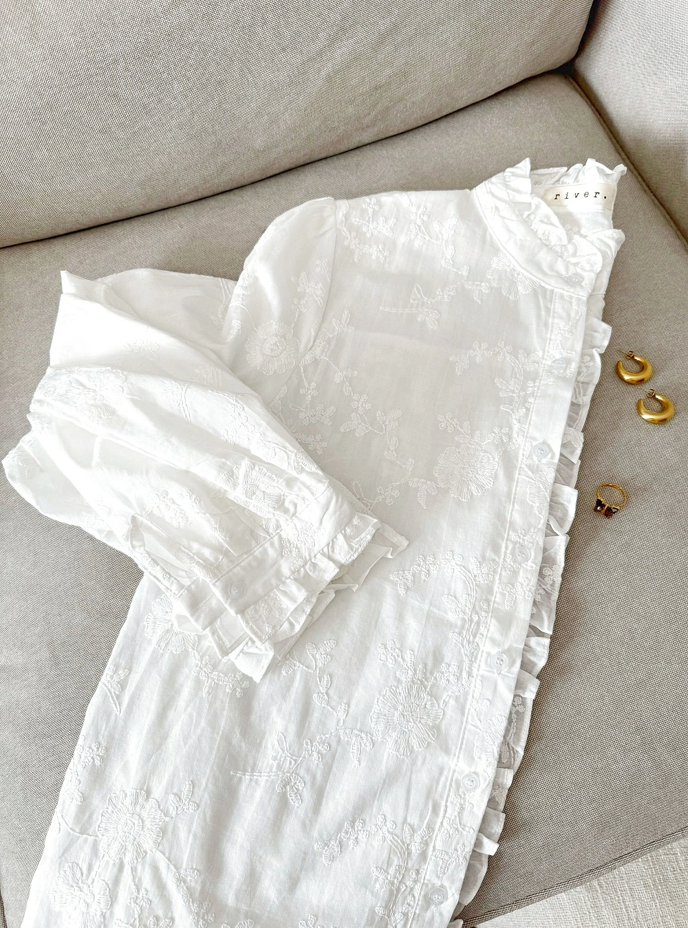 Blusa romanticas bordados