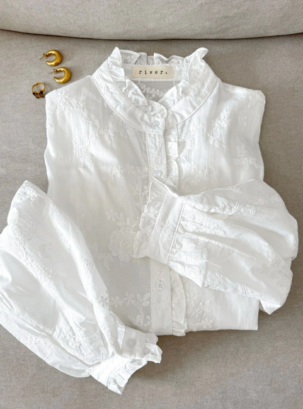 Blusa romanticas bordados