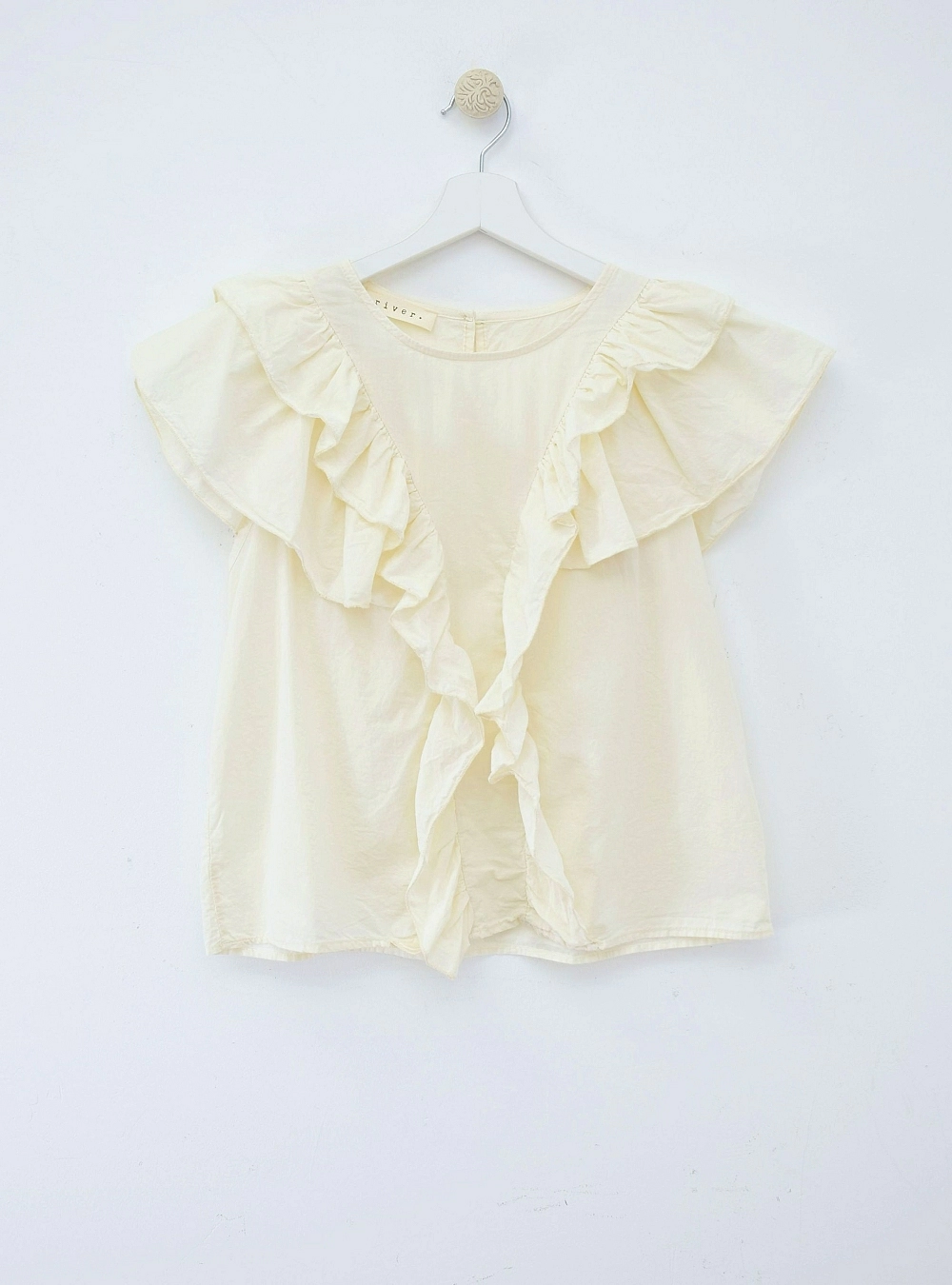 Blusa sm doble volante