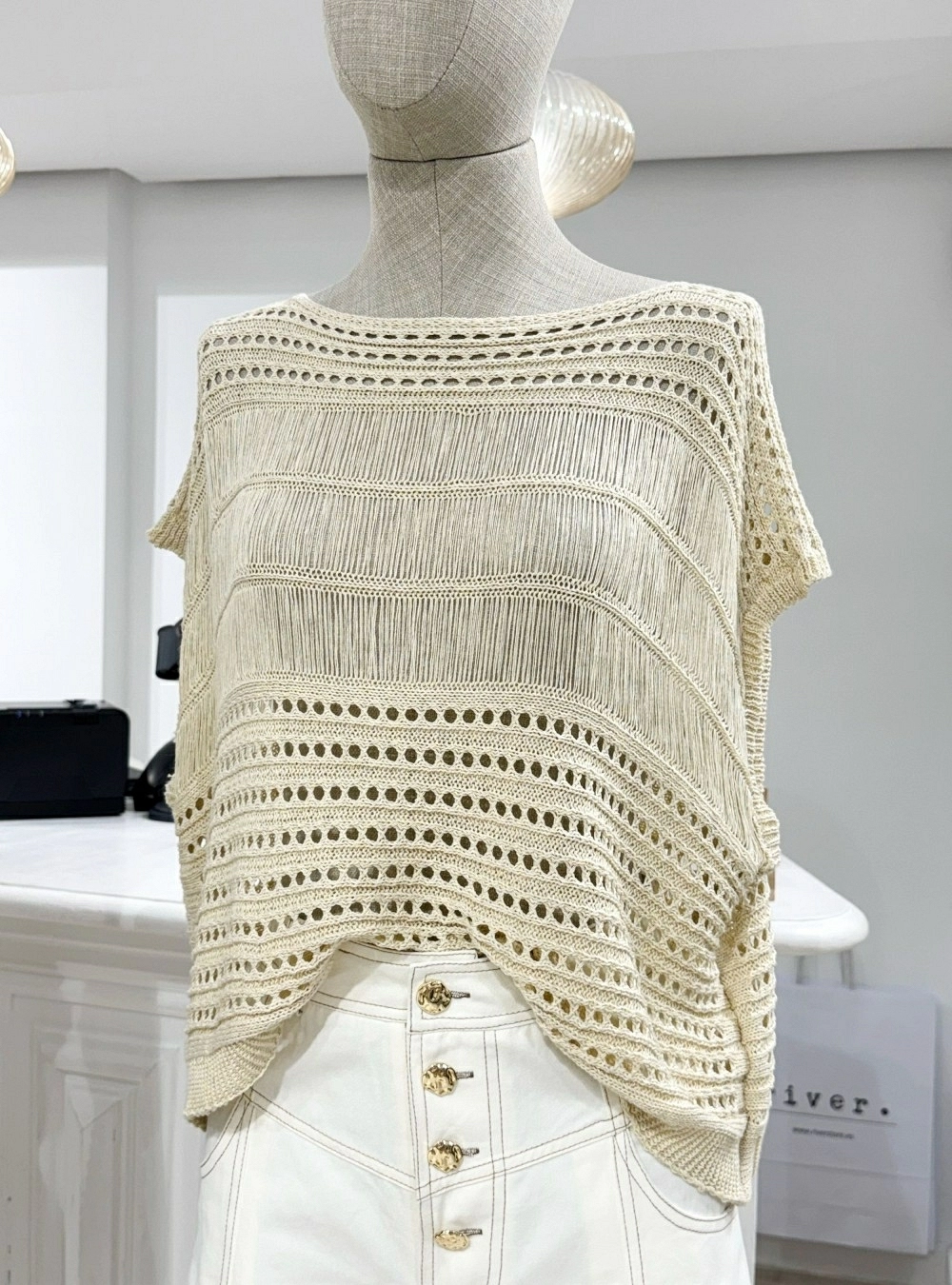Blusa sm punto calada