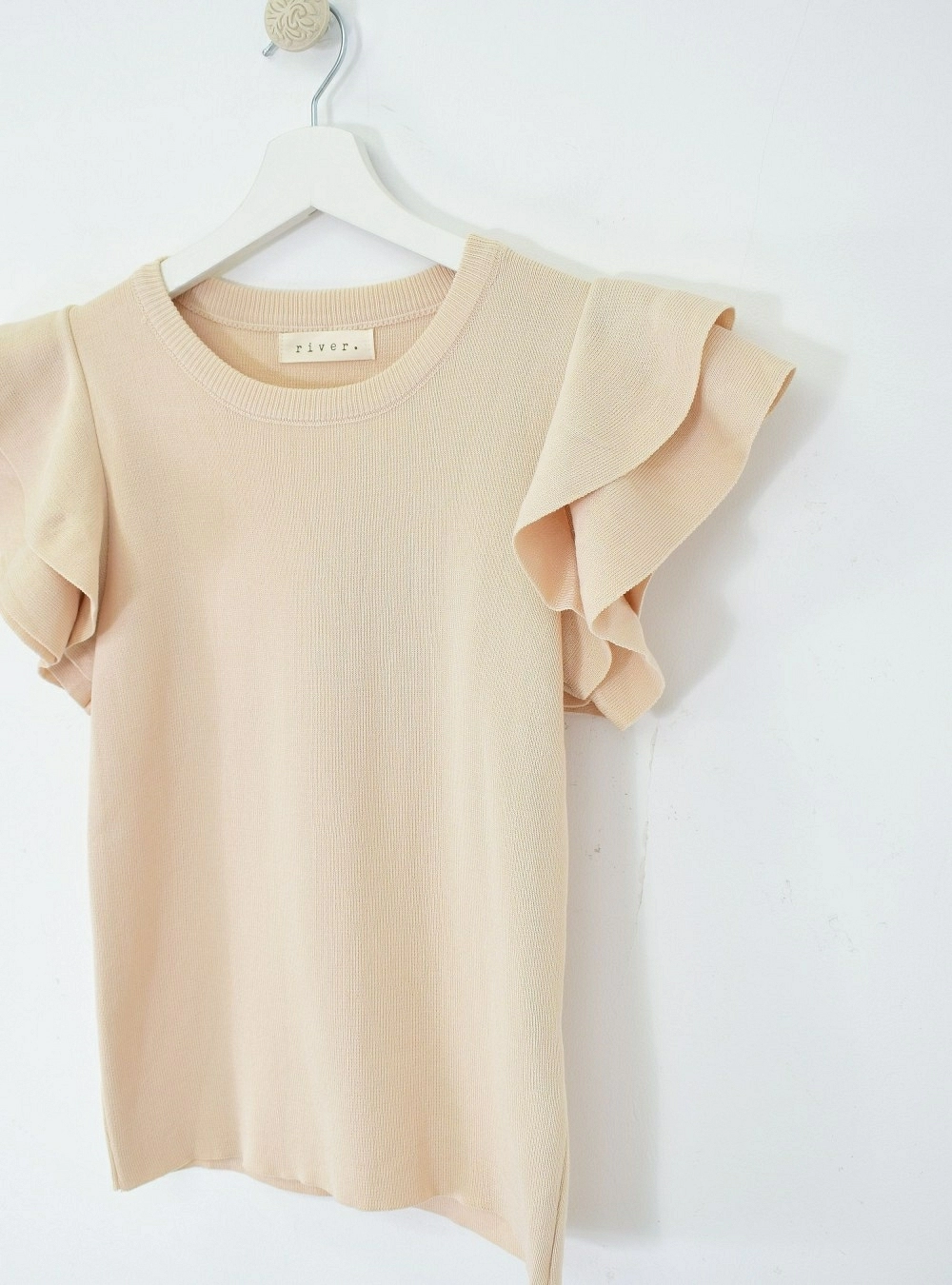 Blusa sm punto y volantes