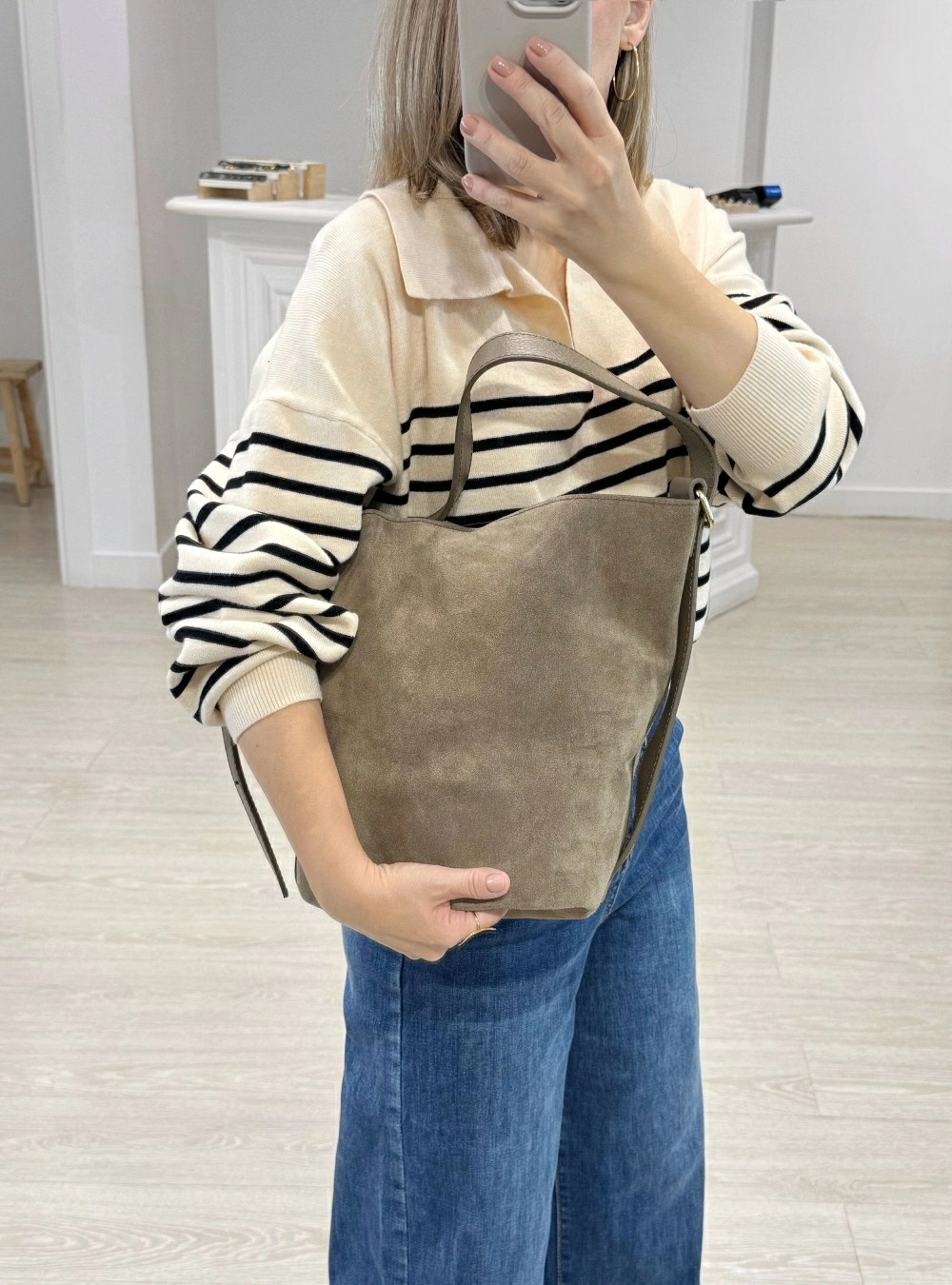 Bolso ante bombonera