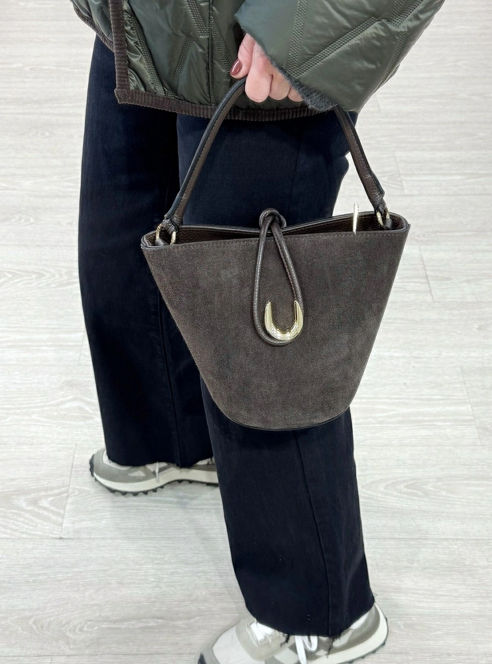 Bolso ante bombonera U Bolso ante bombonera U