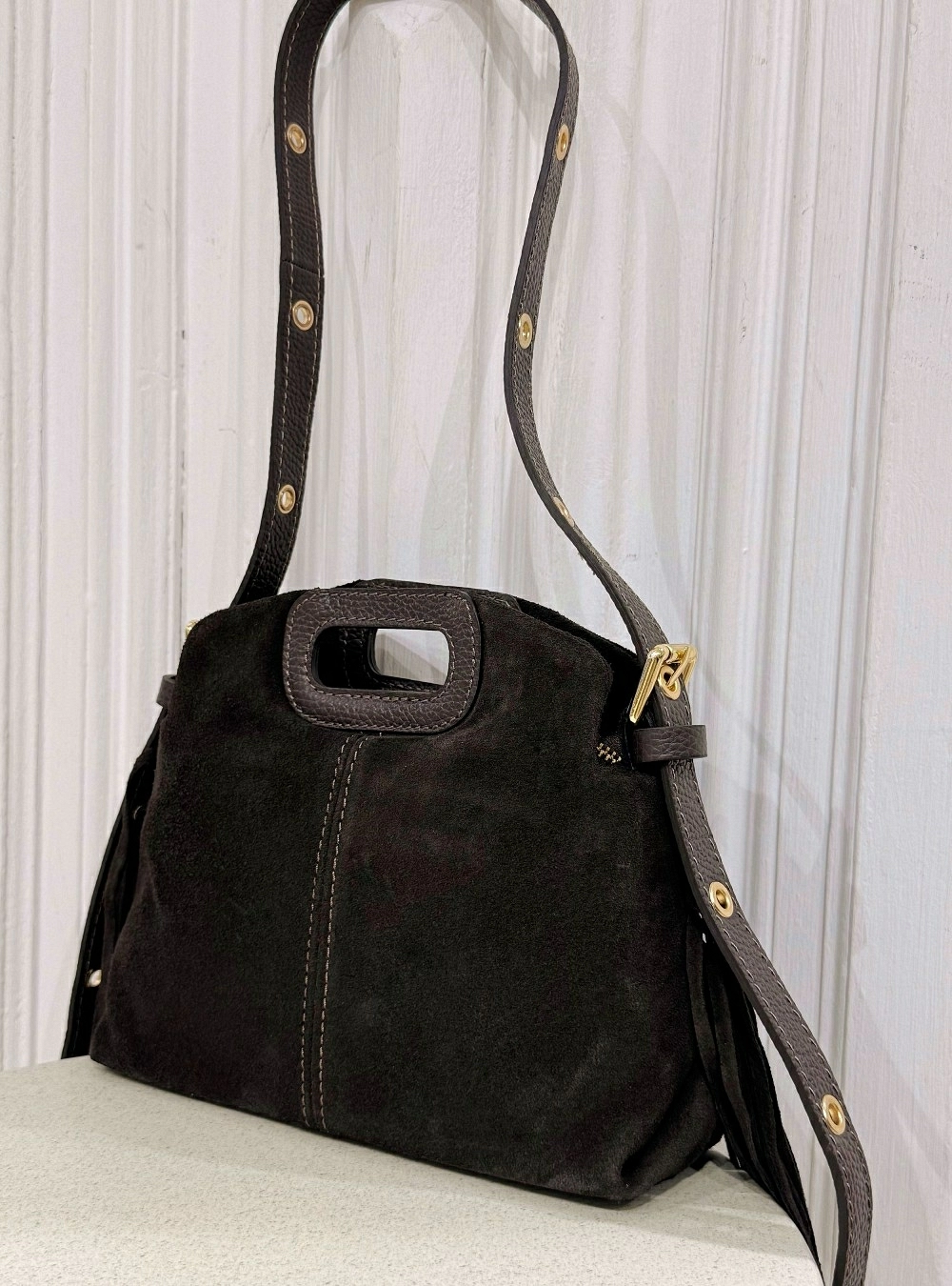Bolso ante flecos
