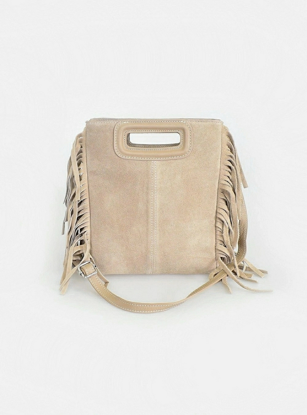 Bolso ante flecos laterales