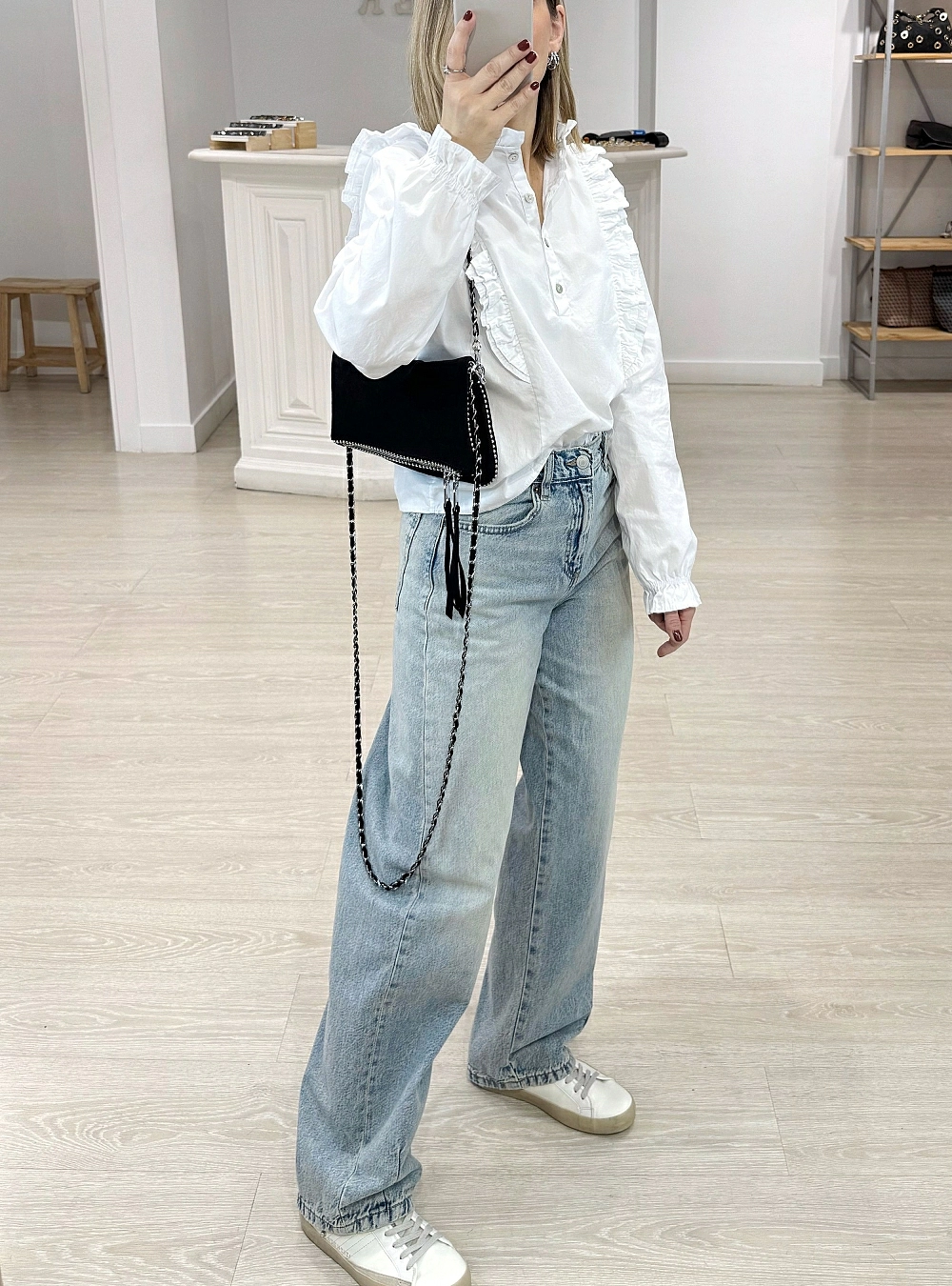 Bolso antelina solapa