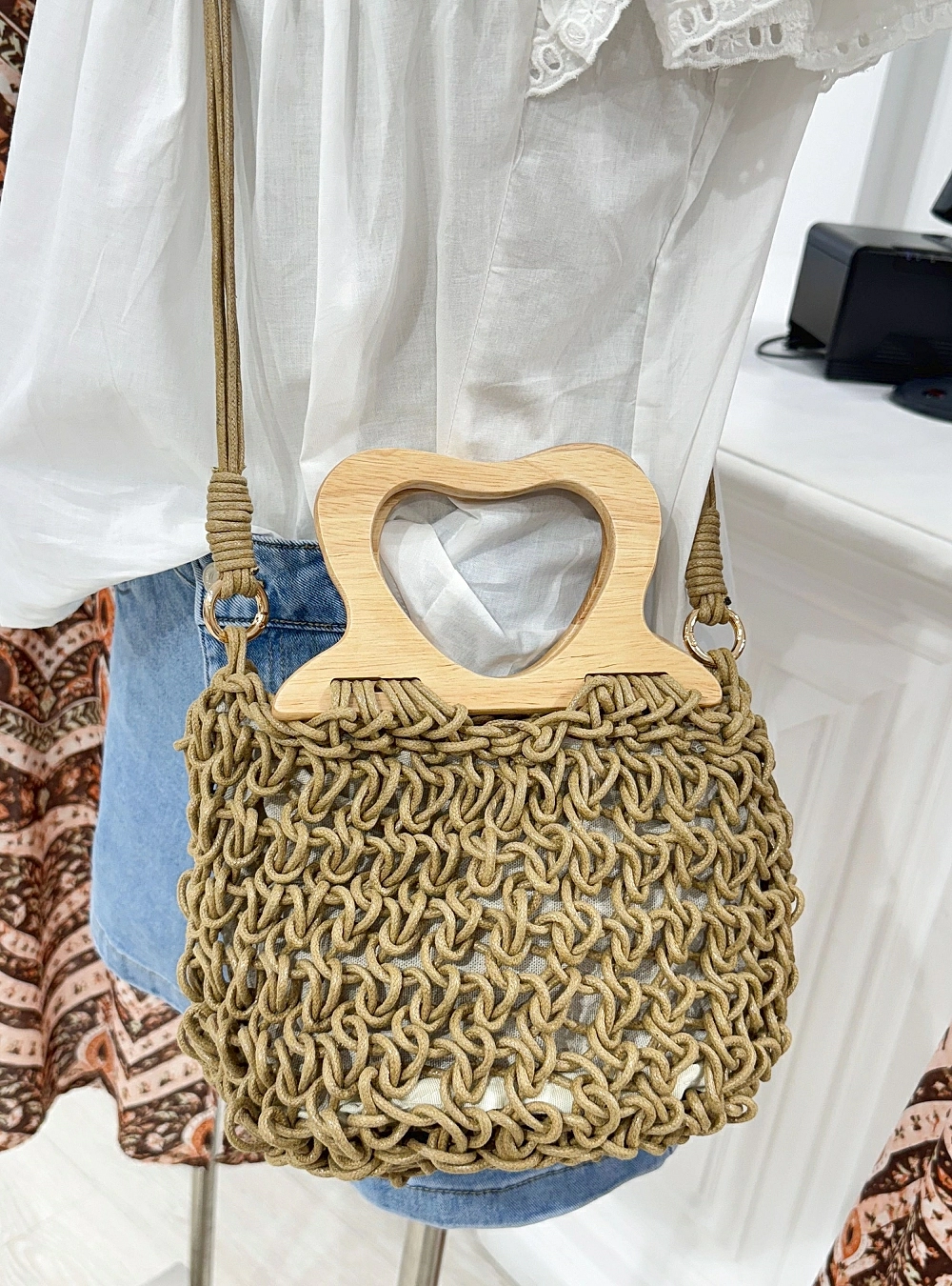 Bolso asas corazon