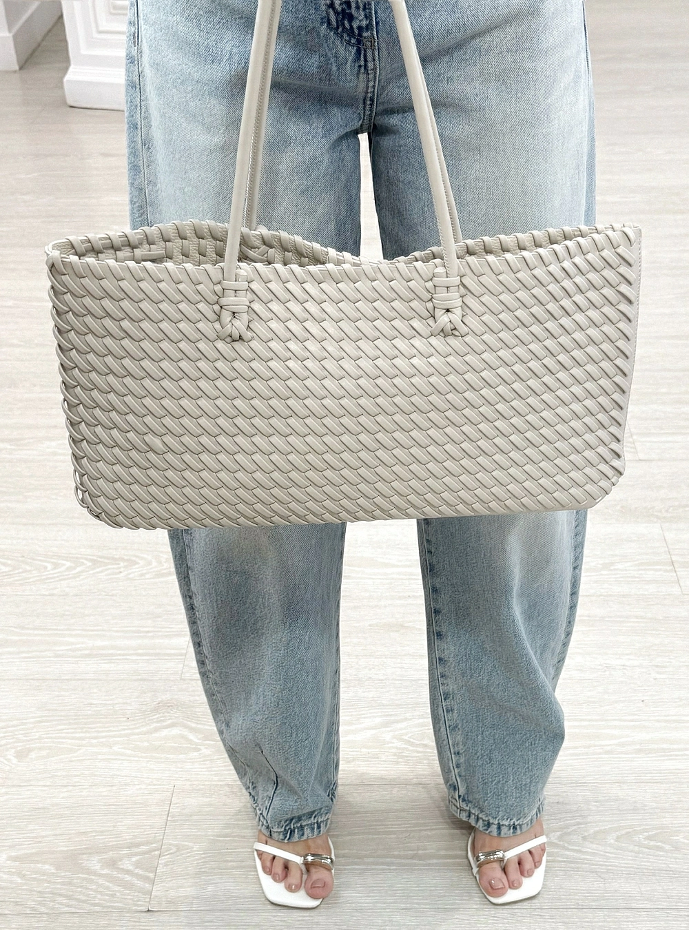 Bolso asas tote intreccio