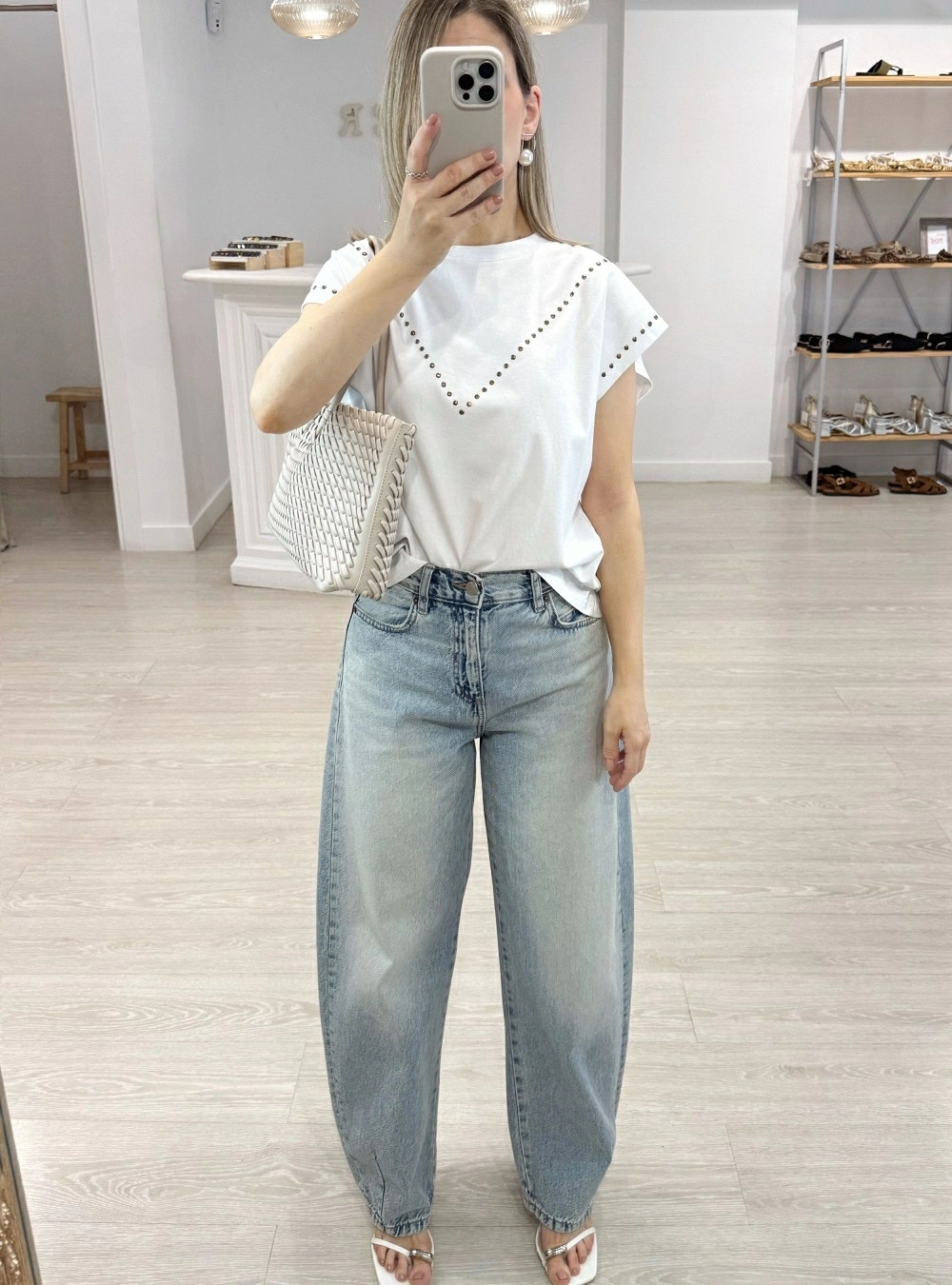 Bolso asas tote intreccio