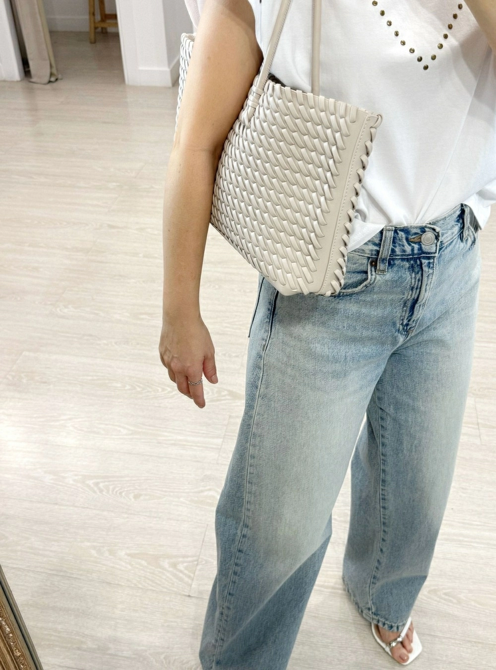 Bolso asas tote intreccio