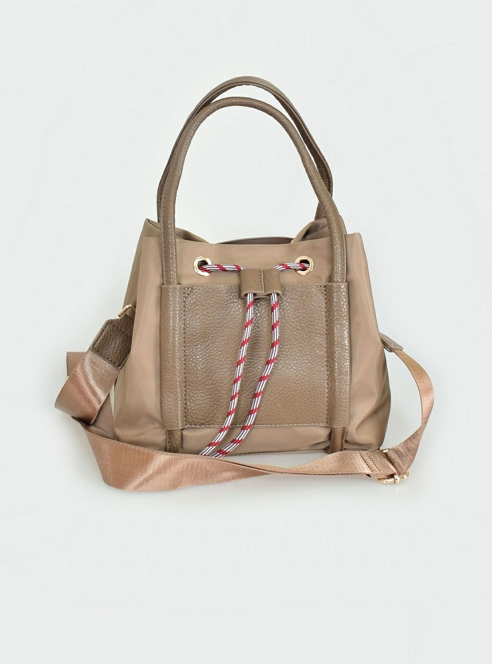 Bolso doble asa cordon