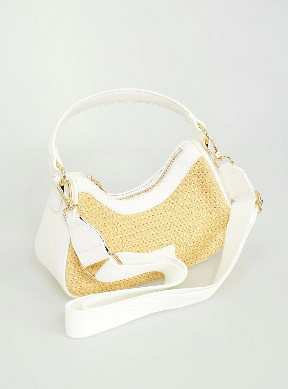 Bolso mano tejido trenzado