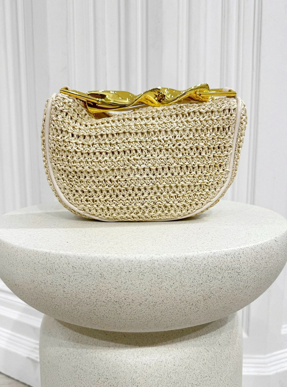 Bolso paper asa metal